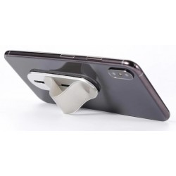 Výsuvný mini držák telefonu na prsty - Stříbrná