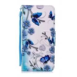 Obrázkové pouzdro na Samsung Galaxy A22 (4G)-Modří motýlci