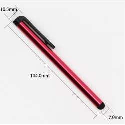 Stylus dotekové pero pro kapacitní displeje-Červená
