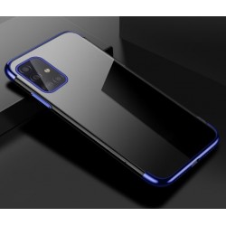 TPU obal na Realme C11 s barevným rámečkem - Modrá