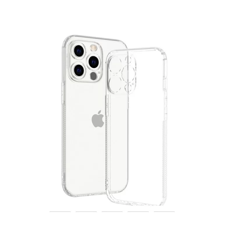 Obal na iPhone 13 Pro | Průhledný pružný obal s krytím kamery