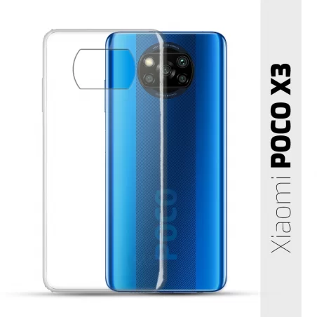 Obal na Xiaomi Poco X3 | Průhledný pružný obal