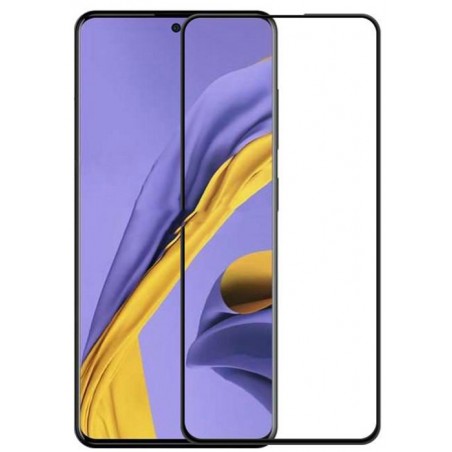 Tvrzené ochranné sklo s černými okraji na mobil Samsung Galaxy S21 5G