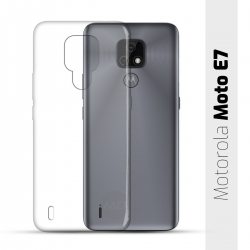Obal na Motorola MOTO E7 | Průhledný pružný obal