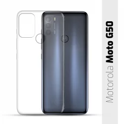 Obal na Motorola MOTO G50 | Průhledný pružný obal