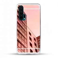 Zrcadlový TPU obal na Huawei Nova 5T-Růžová