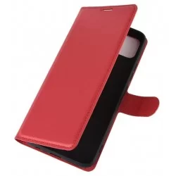 Knížkové pouzdro s poutkem pro Samsung Galaxy S21 FE-Červená