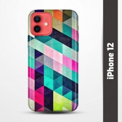 Pružný obal na iPhone 12 s motivem Colormix