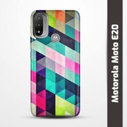 Pružný obal na Motorola Moto E20 s motivem Colormix