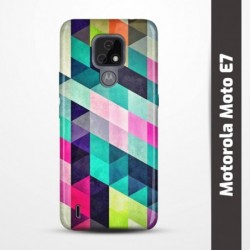 Pružný obal na Motorola Moto E7 s motivem Colormix