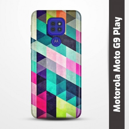 Pružný obal na Motorola Moto G9 Play s motivem Colormix