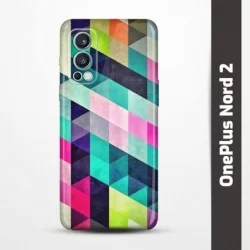 Pružný obal na OnePlus Nord 2 s motivem Colormix