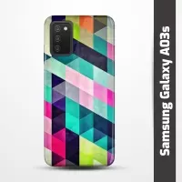 Pružný obal na Samsung Galaxy A03s s motivem Colormix
