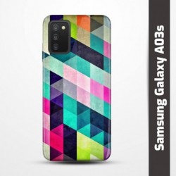 Pružný obal na Samsung Galaxy A03s s motivem Colormix