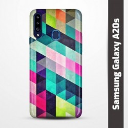 Pružný obal na Samsung Galaxy A20s s motivem Colormix