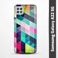Pružný obal na Samsung Galaxy A22 5G s motivem Colormix