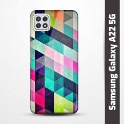 Pružný obal na Samsung Galaxy A22 5G s motivem Colormix