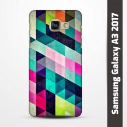 Pružný obal na Samsung Galaxy A3 2017 s motivem Colormix