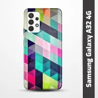Pružný obal na Samsung Galaxy A32 4G s motivem Colormix