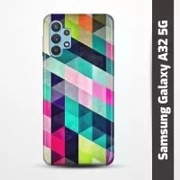 Pružný obal na Samsung Galaxy A32 5G s motivem Colormix