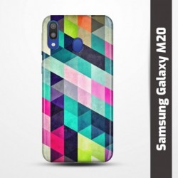 Pružný obal na Samsung Galaxy M20 s motivem Colormix