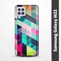 Pružný obal na Samsung Galaxy M22 s motivem Colormix