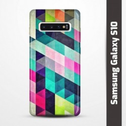 Pružný obal na Samsung Galaxy S10 s motivem Colormix