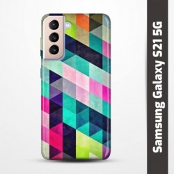 Pružný obal na Samsung Galaxy S21 5G s motivem Colormix