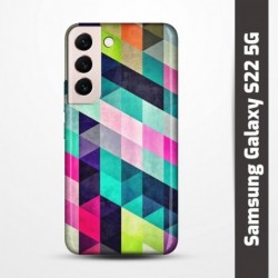 Pružný obal na Samsung Galaxy S22 5G s motivem Colormix