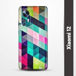 Pružný obal na Xiaomi 12 s motivem Colormix