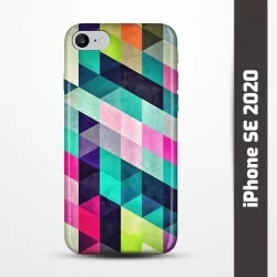 Pružný obal na iPhone SE 2020 s motivem Colormix