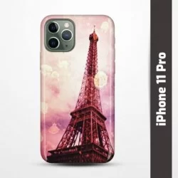 Pruný obal na iPhone 11 Pro s motivem Paris