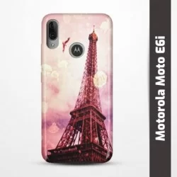 Pruný obal na Motorola Moto E6i s motivem Paris