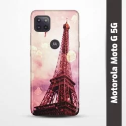 Pruný obal na Motorola Moto G 5G s motivem Paris