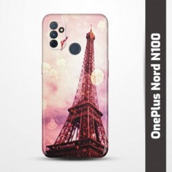 Pruný obal na OnePlus Nord N100 s motivem Paris