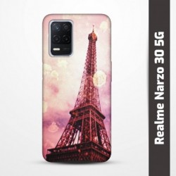 Pruný obal na Realme Narzo 30 5G s motivem Paris