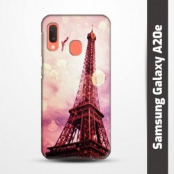 Pruný obal na Samsung Galaxy A20e s motivem Paris
