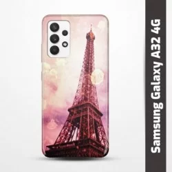 Pruný obal na Samsung Galaxy A32 4G s motivem Paris