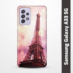 Pruný obal na Samsung Galaxy A33 5G s motivem Paris