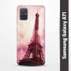 Pruný obal na Samsung Galaxy A71 s motivem Paris
