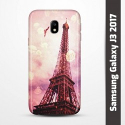 Pruný obal na Samsung Galaxy J3 2017 s motivem Paris