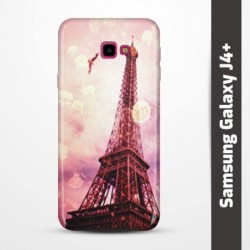 Pruný obal na Samsung Galaxy J4+ s motivem Paris