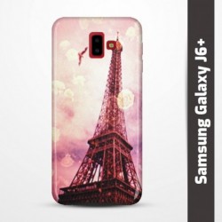 Pruný obal na Samsung Galaxy J6+ s motivem Paris