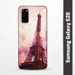 Pruný obal na Samsung Galaxy S20 s motivem Paris