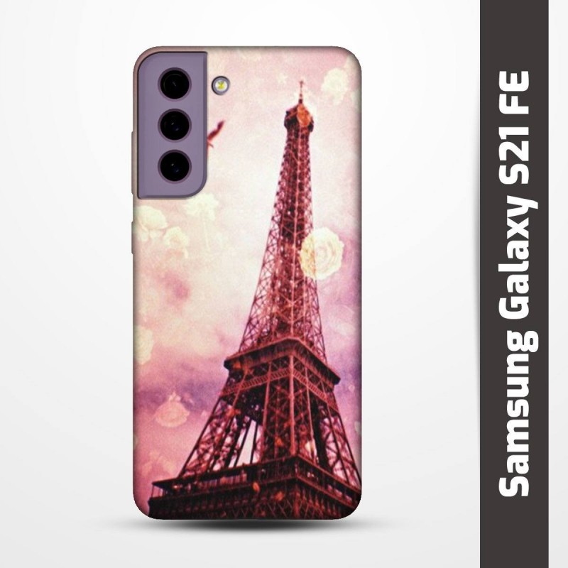 Pruný obal na Samsung Galaxy S21 FE s motivem Paris