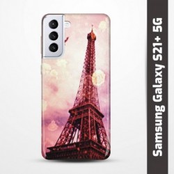 Pruný obal na Samsung Galaxy S21+ 5G s motivem Paris
