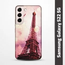 Pruný obal na Samsung Galaxy S22 5G s motivem Paris