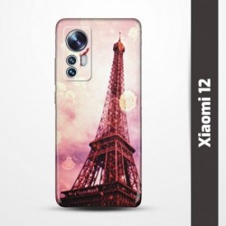 Pruný obal na Xiaomi 12 s motivem Paris