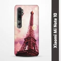 Pruný obal na Xiaomi Mi Note 10 s motivem Paris