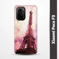 Pruný obal na Xiaomi Poco F3 s motivem Paris